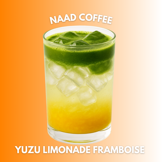 🌿🍋 Recette Yuzu Matcha Framboise – Boisson Rafraîchissante et Acidulée