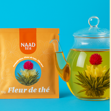 Fleurs de thé individuelle : Gomphréna, lys, thé vert - Naadtea