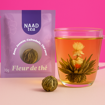 Fleurs de thé individuelle - Rose, Jasmin, Calendula - Naadtea