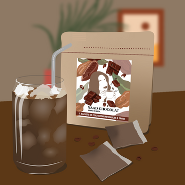 7 sachets de café cold brew - Naad Chocolat