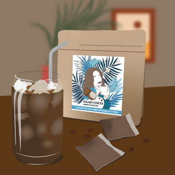 Paquet de 7 sachets de café cold brew - Naad Coco