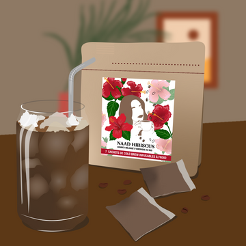 Paquet de 7 sachets de cold brew - Naad Hibiscus