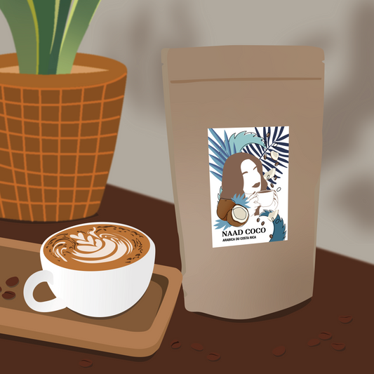 Paquet de café aromatisé à la coco - Naad Coco