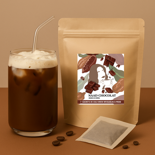 7 sachets de café cold brew - Naad Chocolat