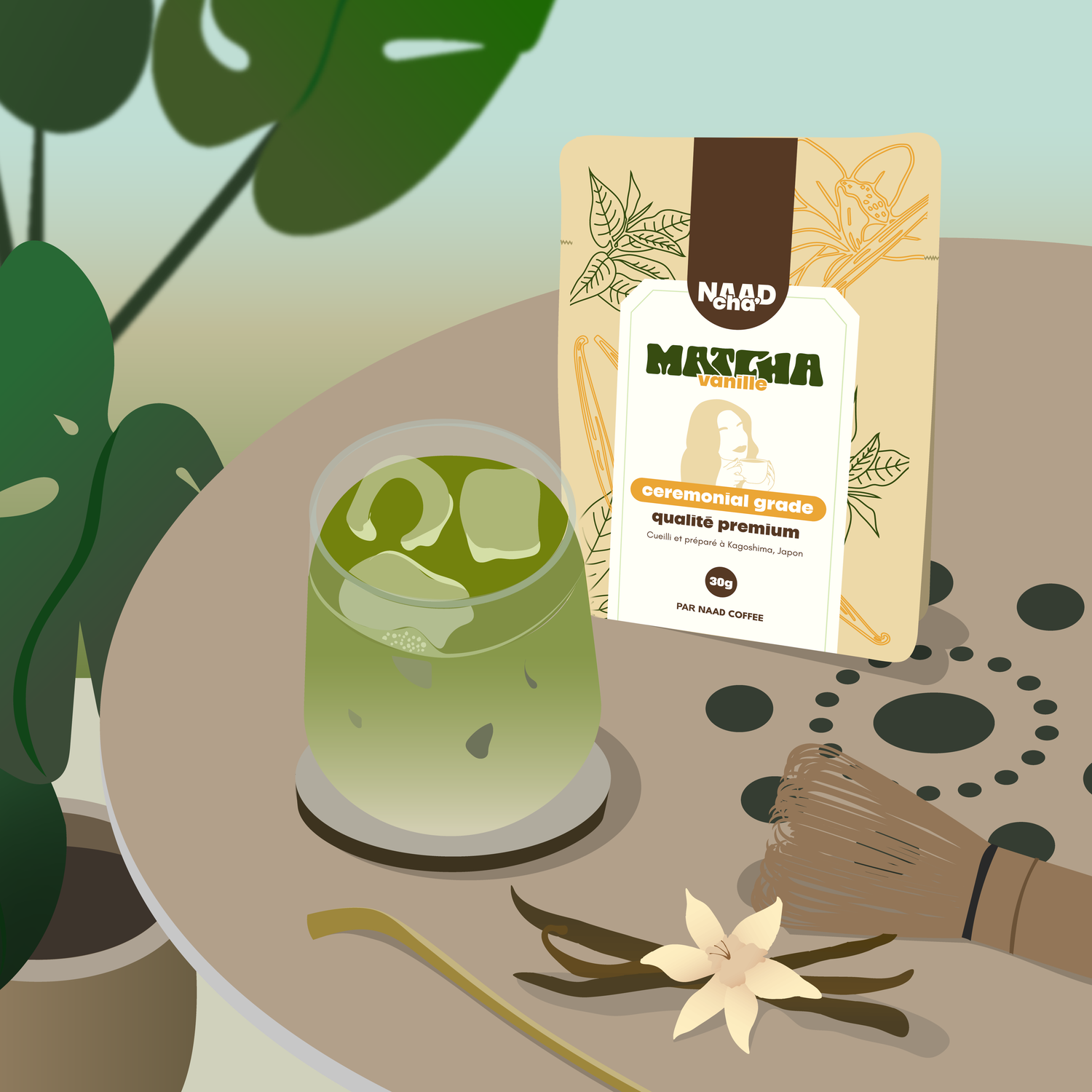 Les matcha aromatisés