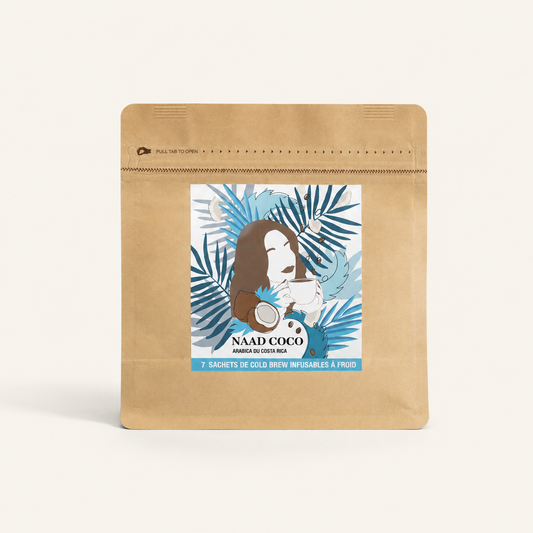 Paquet de 7 sachets de café cold brew - Naad Coco