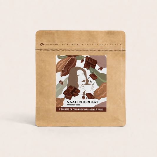 7 sachets de café cold brew - Naad Chocolat