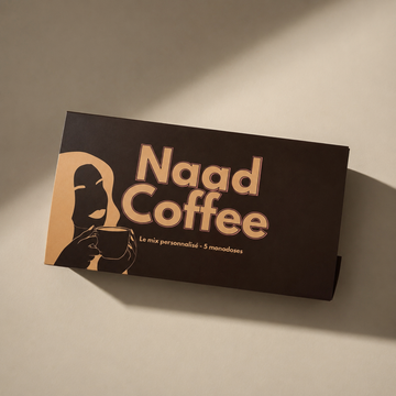 Pochette Découverte Personnalisée – 5 Monodoses Naad Coffee