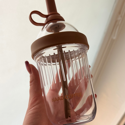 Gourde à boissons froides – 540 ml | Idéale pour café glacé, matcha & cold brew