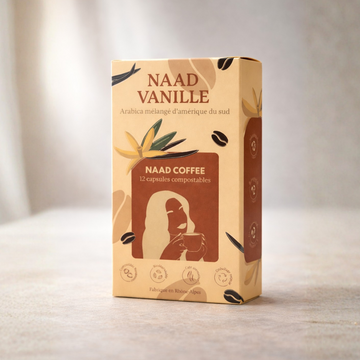 Boîte de 12 capsules de café aromatisé - goût Vanille