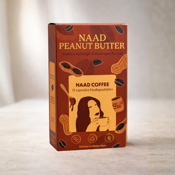 Boîtes 12 capsules de café aromatisé - Goût Peanut Butter