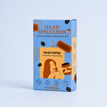 Boîte de 12 capsules de café aromatisé - goût Spéculoos