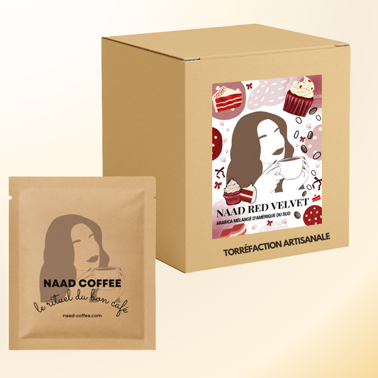 Boîte de 10 monodoses - Café aromatisé Red Velvet