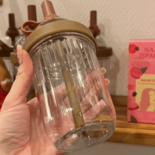 Gourde à boissons froides – 540 ml | Idéale pour café glacé, matcha & cold brew