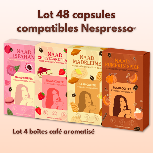 Lot de boîte capsules Nespresso