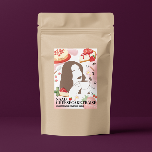 Café en paquet - café aromatisé Cheesecake Fraise